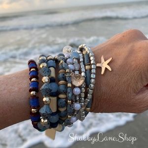 Ocean Stacked Bracelet
